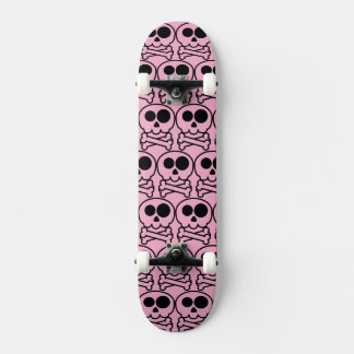 Skateboard NOUVEAU - Crâne de dessin animé pastel