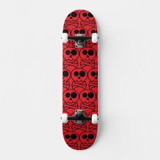 Skateboard NOUVEAU - Crâne de dessin animé pastel