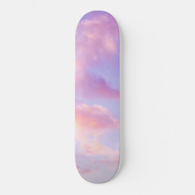 Skateboard Nuages miroirs #2 #mur onirique #décoration (Recto)