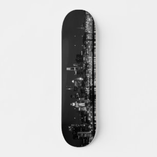 Skateboard Nuit b/w de Philly