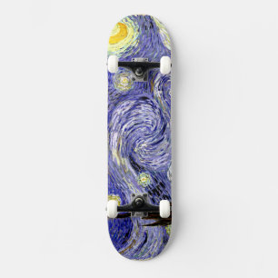 Skateboard Nuit étoilée de Van Gogh, 1889