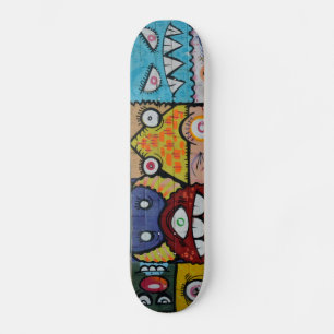 Skateboard NY street art skboard