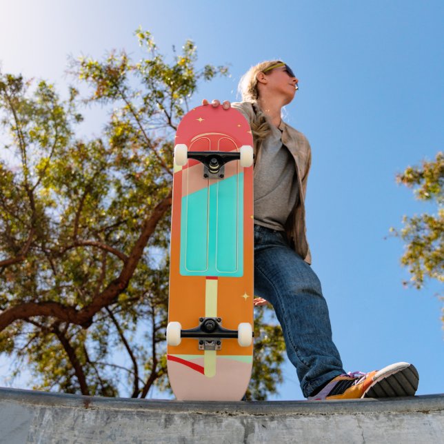 Skateboard Oasis de glace de palme d'été étoile (Extérieur 1)