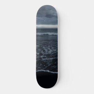 Skateboard Océan Atlantique mystique #1 #océan #mur #art