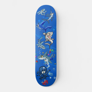 Skateboard Océan du dessin