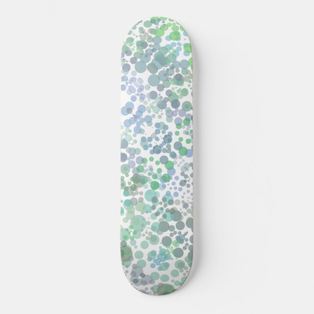 Skateboard Ocean Spray Water Drops Watercolor Art (Recto)
