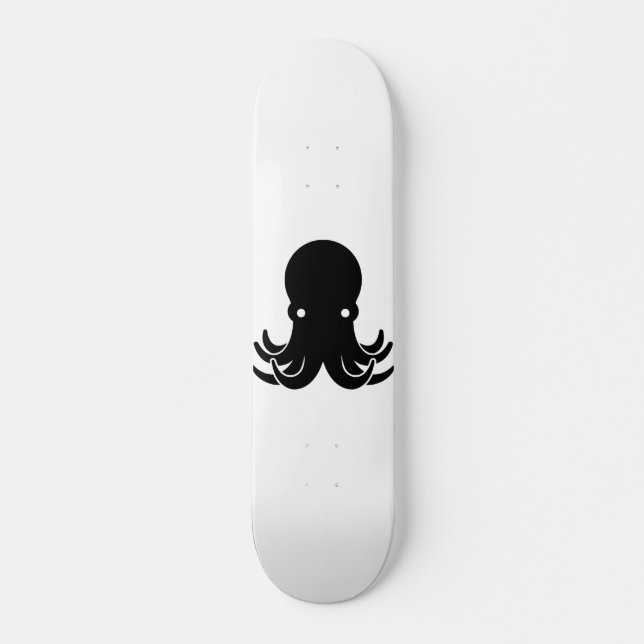 Skateboard Octopus plat (Devant)