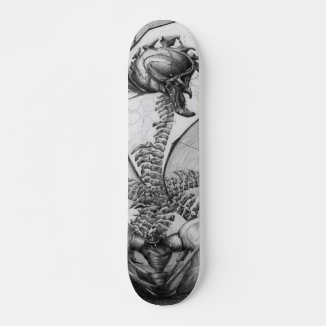 Skateboard Odd Bone Fellow Horror Squelette aile Monster Art (Devant)
