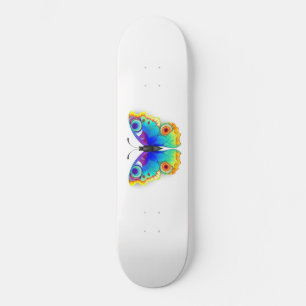 Skateboard Oeil de paon arc-en-ciel