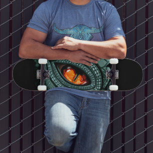 Skateboard Œil de prédateur reptile primal