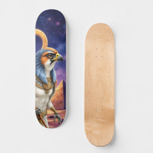 Skateboard Œil du Soleil – Le Faucon Éternel du Désert