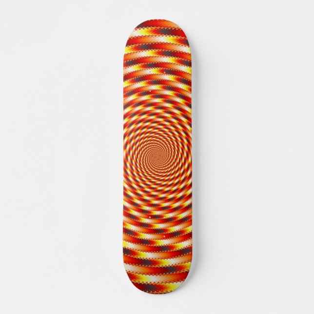 Skateboard Oeil rouge - Fractal (Devant)