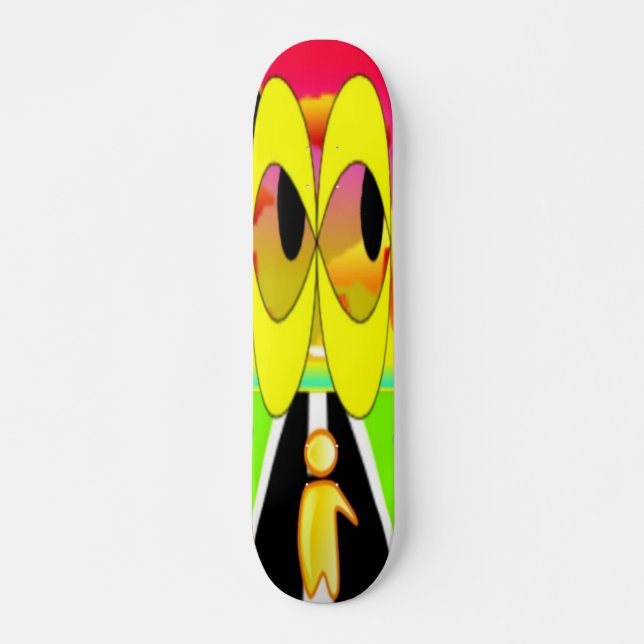 Skateboard OEils spatiaux (Devant)
