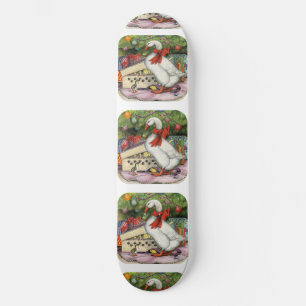 Skateboard Oie de Noël
