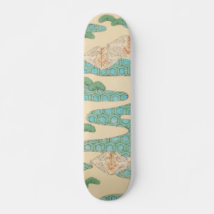 Skateboard Oiseaux de printemps sur les montagnes de l'Hexago