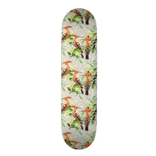 Skateboard Oiseaux exotiques sur la dentelle