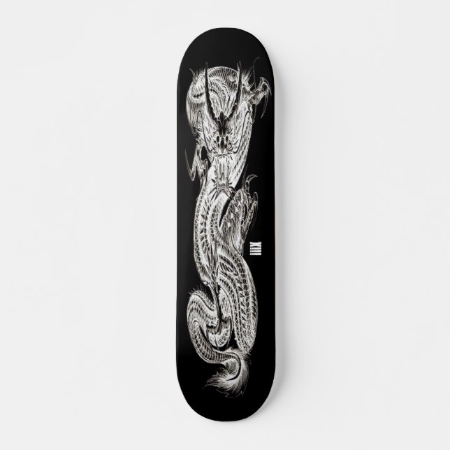 Skateboard Old School Chinese Dragon XIII Skate Deck (Devant)