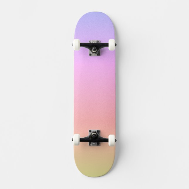 Skateboard Ombre arc-en-ciel (Recto)