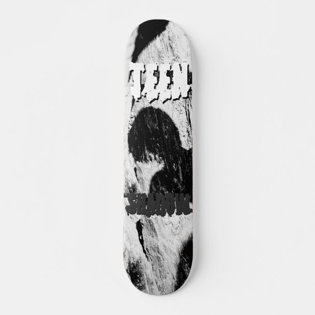 Skateboard ombre d'adolescent (Devant)