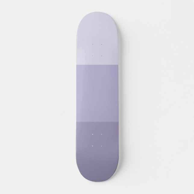 Skateboard Ombre rayée bleue (Devant)