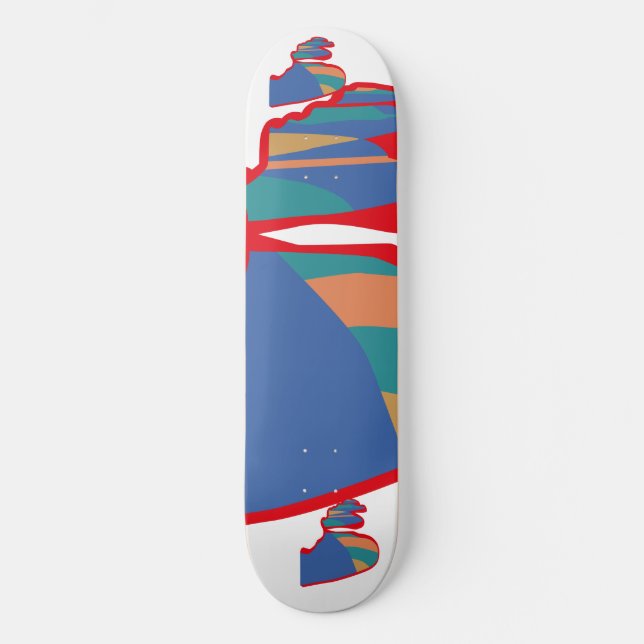 Skateboard Ombres voitures Rockodromo par Masanser Pixelat (Recto)