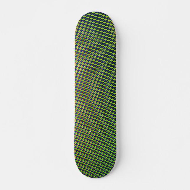 Skateboard Onde fractale (Devant)