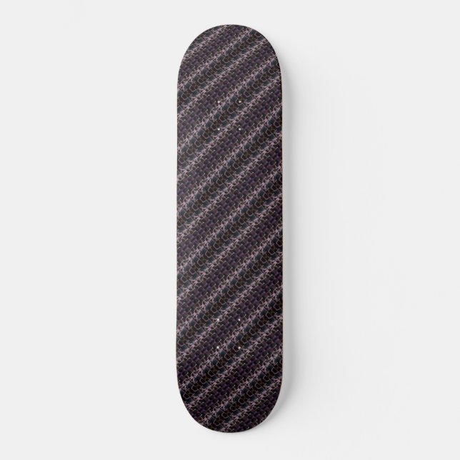 Skateboard Ondes noires (Recto)