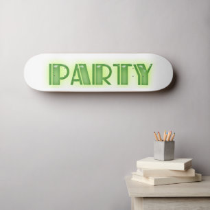 Skateboard One Simple Word Party !