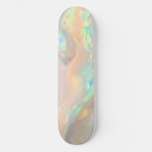 Skateboard Opale holographique à la mode colorée