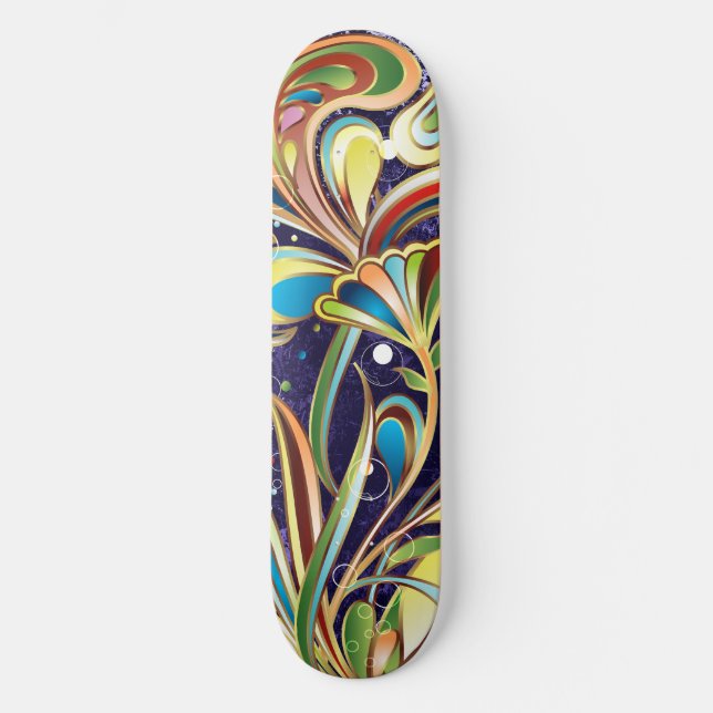 Skateboard Options de skateboards Art 64 Abstrait (Recto)