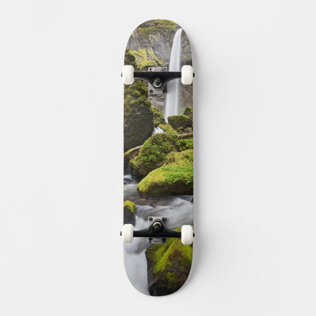 Skateboard OR, gorge du Columbia, Elowah Falls et (Recto)