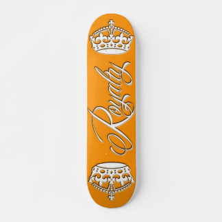 Skateboard Orange de plate-forme de planche à roulettes de po