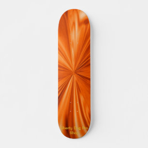 SKATEBOARD ORANGE RÉDUCTEUR DE FLAMING PRO SKATEBOARDS