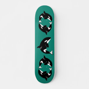 Skateboard Orca Killer Whale