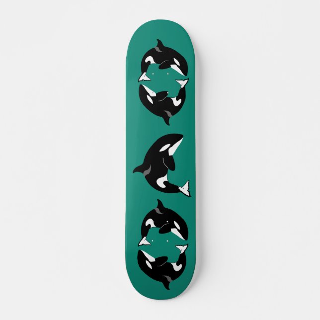 Skateboard Orca Killer Whale (Devant)