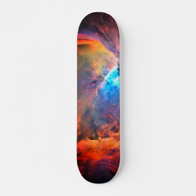 Skateboard Orion Nebula Space Galaxy contraste élevé (Devant)