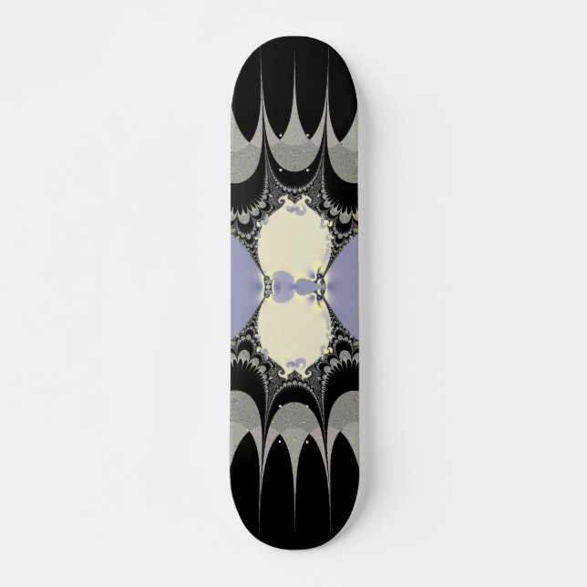 Skateboard Ornement Doré (Devant)