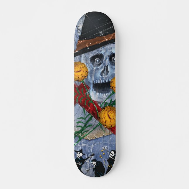 Skateboard Os Deck™ - Muertos et soucis (Devant)