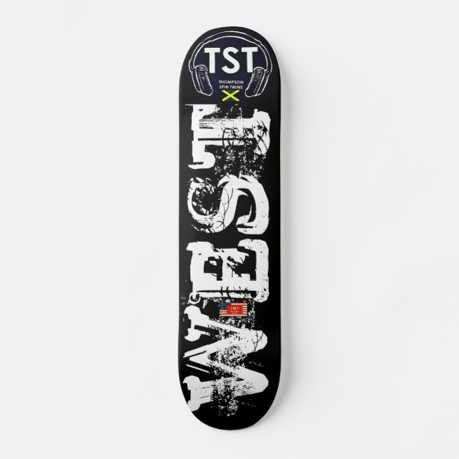 Skateboard OUEST  Planche à roulettes (Recto)