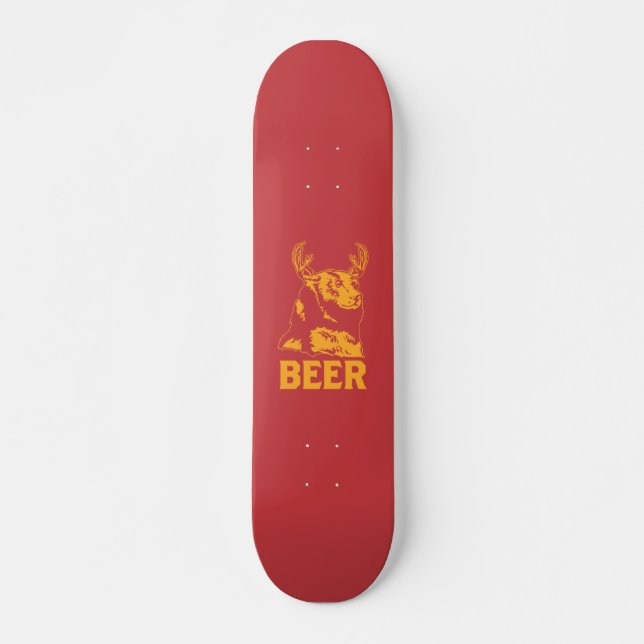 Skateboard Ours + Cerfs communs = bière (Devant)