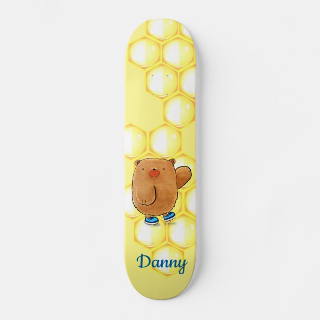 Skateboard Ours de miel doux (Recto)