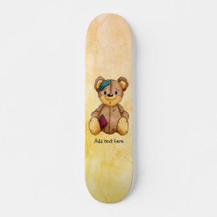 Skateboard Ours en chiffon personnalisé Planche à roulettes