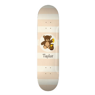 Skateboard Ours en tourbe Brown avec miel jaune