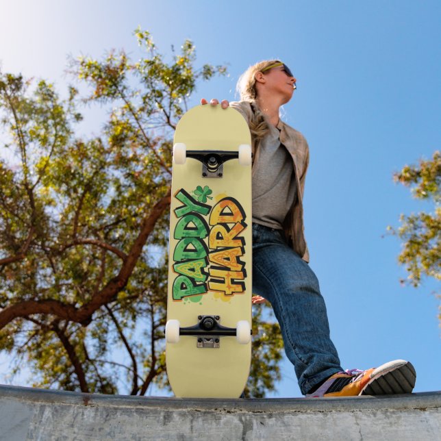 Skateboard Paddy Hard St. Patrick's Day (Extérieur 1)