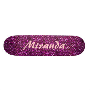 Skateboard Paillettes de scintillement