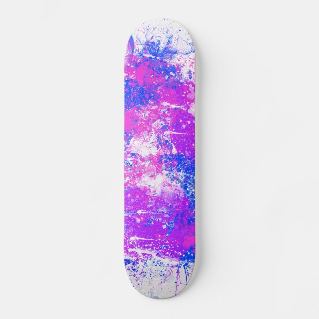 Skateboard Paint aquarelle (Recto)
