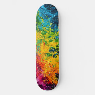 Skateboard Paint coloré