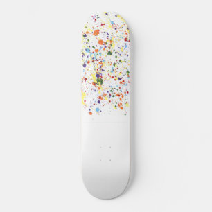 Skateboard Paint Splatter