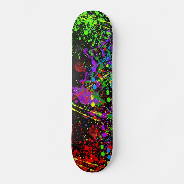 Skateboard Paint Splatter (Recto)
