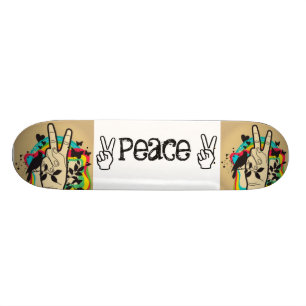 Skateboard paix